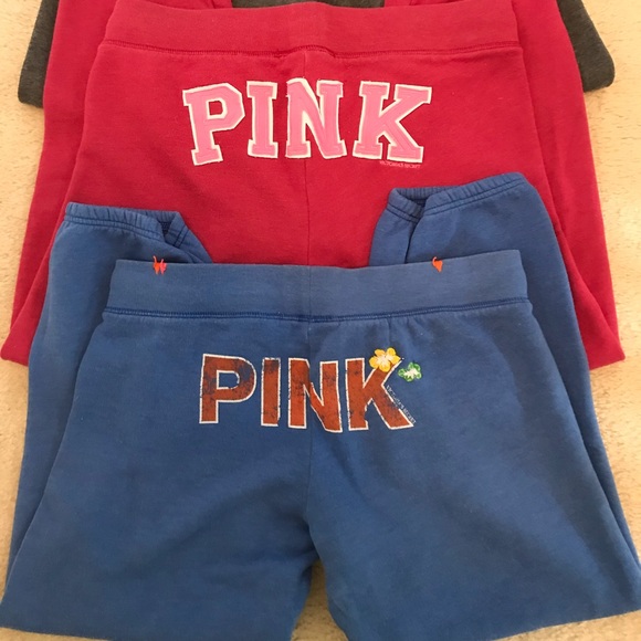 ✨VS PINK Bundle-✨4 Cropped Sweatpants + Bonus - Picture 5 of 8